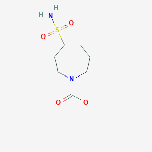 Tert-butyl 4-sulfamoylazepane-1-carboxylate