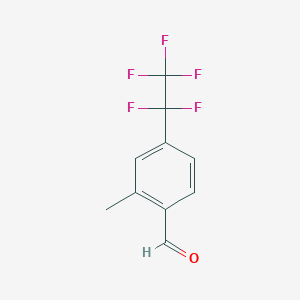 2-Methyl-4-(1,1,2,2,2-pentafluoroethyl)benzaldehyde