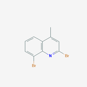 molecular formula C10H7Br2N B1530637 2,8-Dibromo-4-methylquinoline CAS No. 1067914-52-6