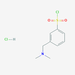 3-[(Dimethylamino)methyl]benzene-1-sulfonylchloridehydrochloride