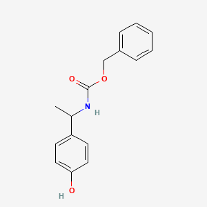 benzyl N-[1-(4-hydroxyphenyl)ethyl]carbamate