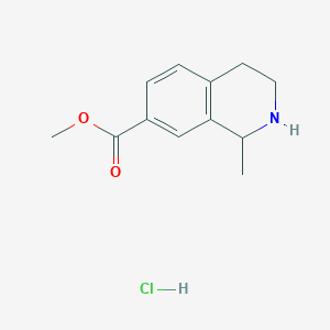 Methyl 1-methyl-1,2,3,4-tetrahydroisoquinoline-7-carboxylate hydrochloride