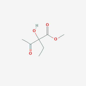 molecular formula C7H12O4 B15306424 Methyl 2-ethyl-2-hydroxy-3-oxobutanoate 