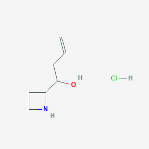 1-(Azetidin-2-yl)but-3-en-1-ol hydrochloride