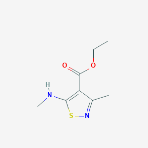 Ethyl 3-methyl-5-(methylamino)isothiazole-4-carboxylate