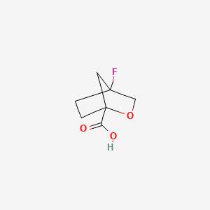 4-Fluoro-2-oxabicyclo[2.2.1]heptane-1-carboxylic acid