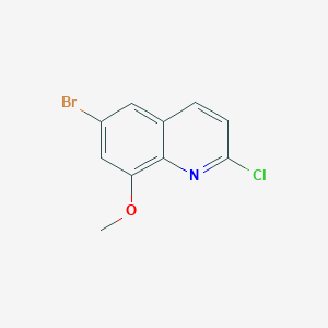 6-Bromo-2-chloro-8-methoxyquinoline