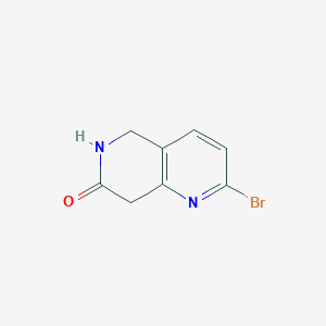 2-Bromo-5,8-dihydro-1,6-naphthyridin-7(6H)-one