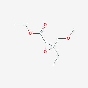 Ethyl 3-ethyl-3-(methoxymethyl)oxirane-2-carboxylate