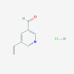 5-Ethenylpyridine-3-carbaldehyde hydrochloride