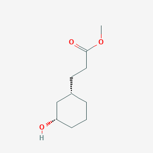 Rac-methyl 3-[(1r,3r)-3-hydroxycyclohexyl]propanoate