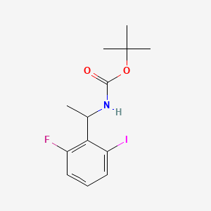 tert-Butyl (1-(2-fluoro-6-iodophenyl)ethyl)carbamate