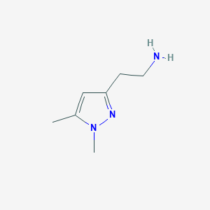 molecular formula C7H13N3 B1530664 2-(1,5-二甲基-1H-吡唑-3-基)乙胺 CAS No. 1226290-78-3