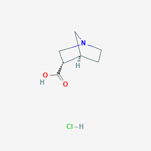 rac-(3R,4R)-1-azabicyclo[2.2.1]heptane-3-carboxylic acid hydrochloride