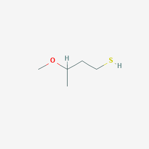 molecular formula C5H12OS B15306666 3-Methoxybutane-1-thiol 