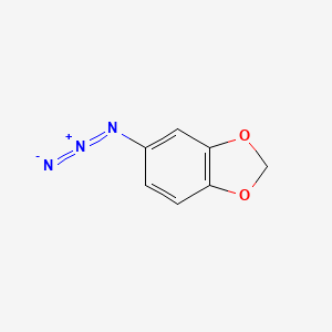 molecular formula C7H5N3O2 B15306671 5-azido-2H-1,3-benzodioxole 