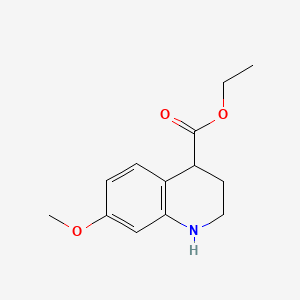 Ethyl 7-methoxy-1,2,3,4-tetrahydroquinoline-4-carboxylate