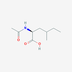 molecular formula C9H17NO3 B15306791 (2S)-2-acetamido-4-methylhexanoic acid CAS No. 757959-97-0