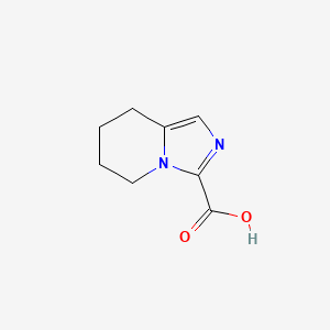 molecular formula C8H10N2O2 B1530680 5,6,7,8-四氢咪唑并[1,5-a]吡啶-3-羧酸 CAS No. 1378470-59-7