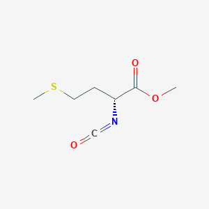 molecular formula C7H11NO3S B15306809 methyl (2R)-2-isocyanato-4-(methylsulfanyl)butanoate 