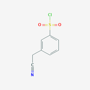 molecular formula C8H6ClNO2S B1530682 3-(氰基甲基)苯-1-磺酰氯 CAS No. 1545937-52-7