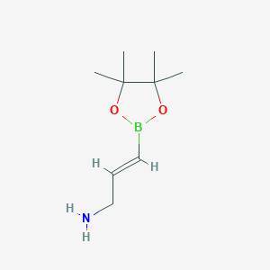 (2E)-3-(tetramethyl-1,3,2-dioxaborolan-2-yl)prop-2-en-1-amine