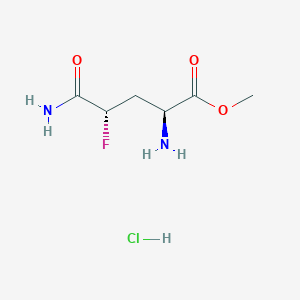 methyl(2S,4S)-2-amino-4-carbamoyl-4-fluorobutanoatehydrochloride