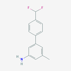 3-[4-(Difluoromethyl)phenyl]-5-methylaniline