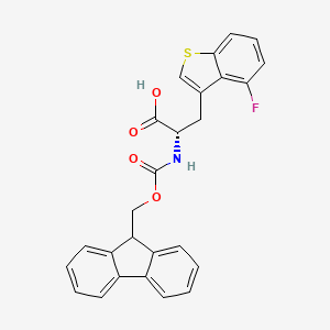 (2S)-2-({[(9H-fluoren-9-yl)methoxy]carbonyl}amino)-3-(4-fluoro-1-benzothiophen-3-yl)propanoicacid