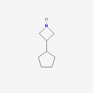 molecular formula C8H15N B1530695 3-Cyclopentylazetidine CAS No. 1554559-91-9