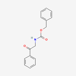 molecular formula C16H15NO3 B15306983 Benzyl (2-oxo-2-phenylethyl)carbamate 