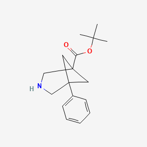 Tert-butyl 5-phenyl-3-azabicyclo[3.1.1]heptane-1-carboxylate