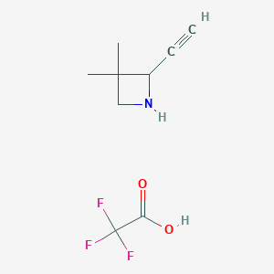 2-Ethynyl-3,3-dimethylazetidine, trifluoroacetic acid