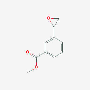 molecular formula C10H10O3 B15307108 Methyl 3-(oxiran-2-yl)benzoate 