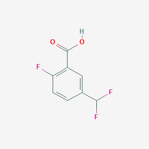 molecular formula C8H5F3O2 B1530716 5-(Difluoromethyl)-2-fluorobenzoic acid CAS No. 1429421-95-3