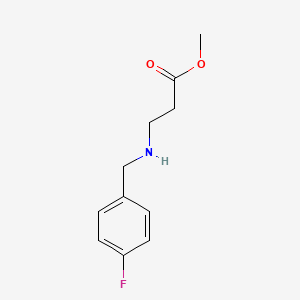 Methyl 3-((4-fluorobenzyl)amino)propanoate