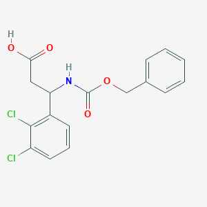 3-{[(Benzyloxy)carbonyl]amino}-3-(2,3-dichlorophenyl)propanoic acid