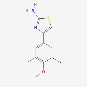 4-(4-Methoxy-3,5-dimethylphenyl)-1,3-thiazol-2-amine