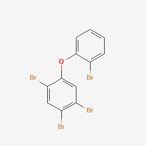molecular formula C12H6Br4O B1530729 2,2',4,5-四溴二苯醚 CAS No. 337513-55-0