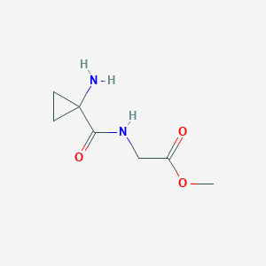 Methyl 2-[(1-aminocyclopropyl)formamido]acetate