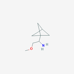 1-{Bicyclo[1.1.1]pentan-1-yl}-2-methoxyethan-1-amine