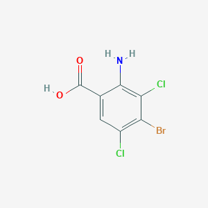 2-Amino-4-bromo-3,5-dichlorobenzoic acid