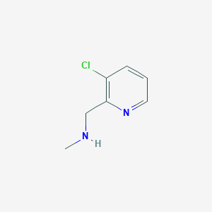 molecular formula C7H9ClN2 B1530732 1-(3-氯吡啶-2-基)-N-甲基甲胺 CAS No. 1780385-43-4