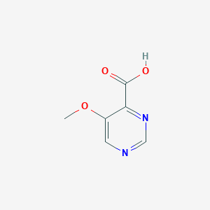 molecular formula C6H6N2O3 B1530734 5-甲氧基嘧啶-4-羧酸 CAS No. 1246632-76-7