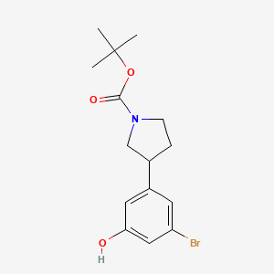 3-Bromo-5-(1-Boc-3-pyrrolidinyl)phenol