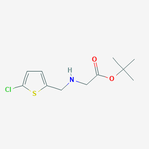 tert-Butyl ((5-chlorothiophen-2-yl)methyl)glycinate