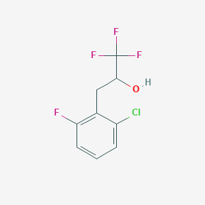 3-(2-Chloro-6-fluorophenyl)-1,1,1-trifluoropropan-2-ol