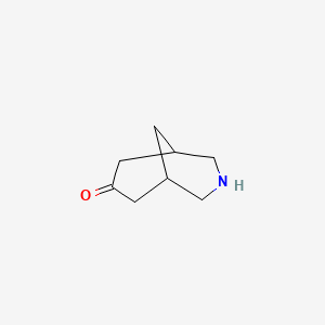 molecular formula C8H13NO B15307403 3-Azabicyclo[3.3.1]nonan-7-one 