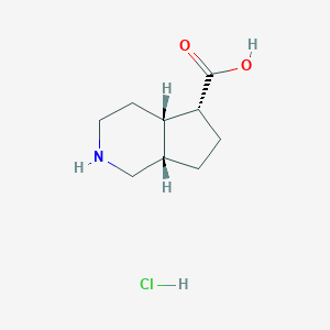 Rac-(4ar,5s,7ar)-octahydro-1h-cyclopenta[c]pyridine-5-carboxylic acid hydrochloride