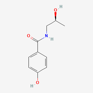 molecular formula C10H13NO3 B1530744 4-hydroxy-N-[(2S)-2-hydroxypropyl]benzamide CAS No. 1141930-90-6